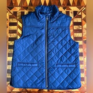 CREWCUTS Boys Navy Blue Quilted
Walker Vest Jacket